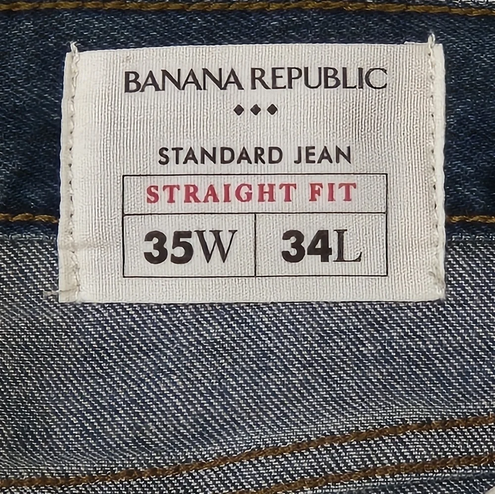 Banana Republic Straight Fit Size 35×34 EUC